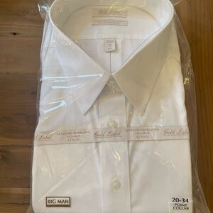 Roundtree & Yorke Gold Label White Dress Shirt